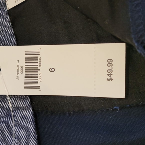 NWT Banana Republic Dark Navy Scalloped Shorts - Picture 4 of 8